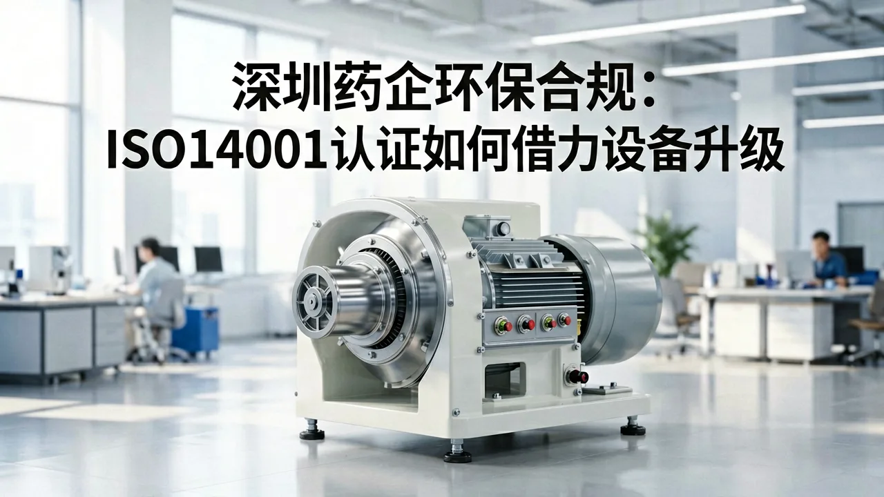 深圳药企环保合规：ISO14001认证如何借力设备升级
