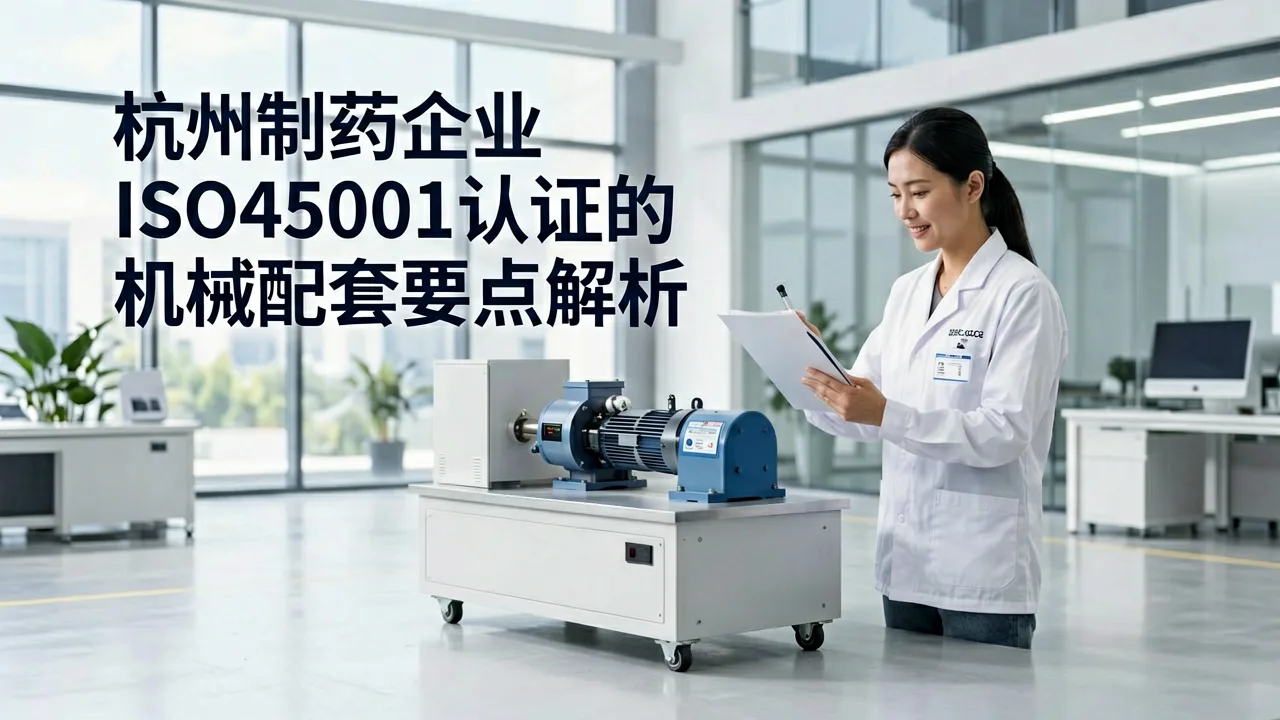 杭州制药企业ISO45001认证的机械配套要点解析
