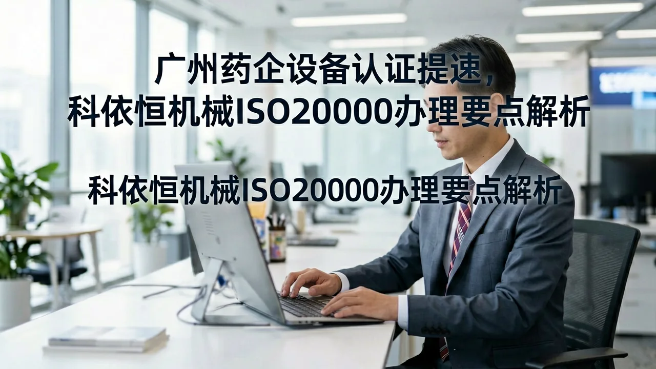 广州药企设备认证提速,科依恒机械ISO20000办理要点解析